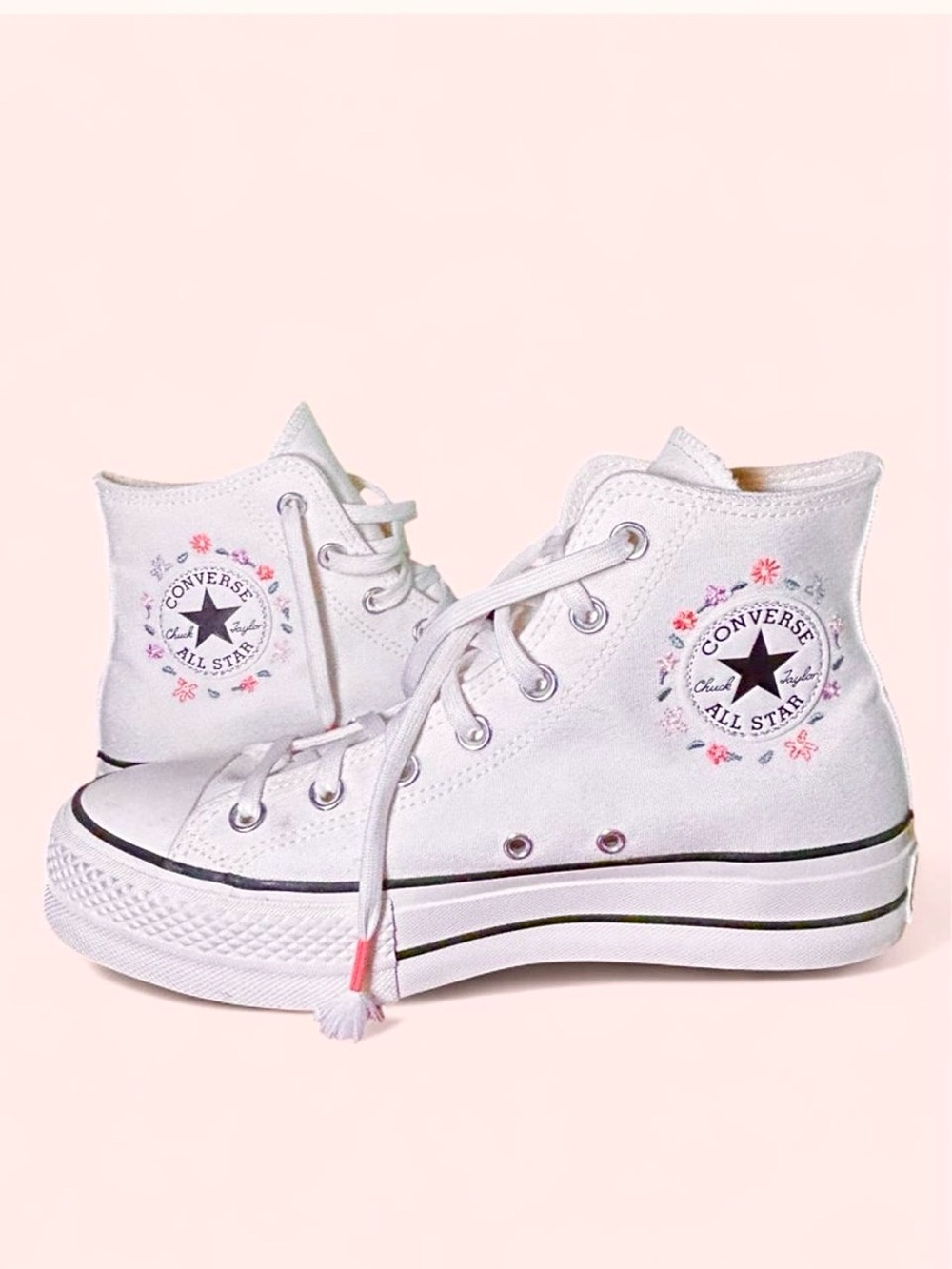 Converse Women’s Chuck Taylor All Star Platform Lift ‘Little Flowers’ size 9